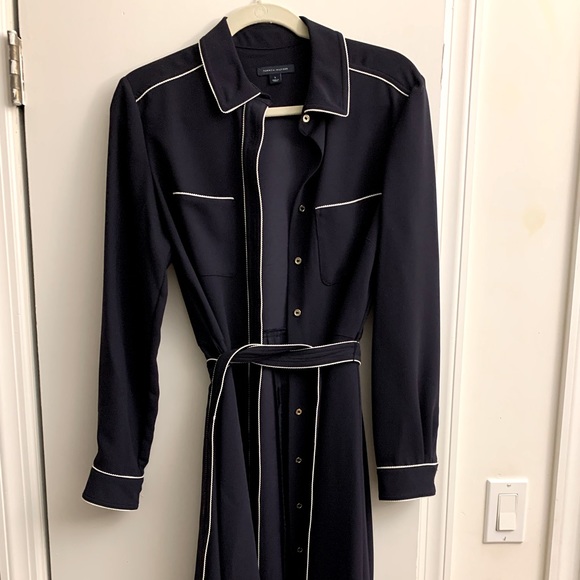 3 for $30 Tommy Hilfiger midi navy sailor dress - Picture 1 of 3